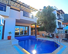 Antalya Kalkan'da Modern Tasarımlı, Özel Havuzlu, Kiralık Villa - 3