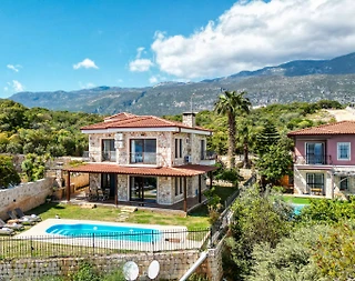 Kaş Çukurbağ'da Merkezi Konumda, Özel Havuzlu, Şık Villa - 5