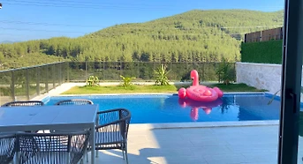 Kaş Çukurbağ'da Doğa Manzaralı, Özel Havuzlu, Kiralık Villa