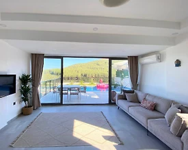 Kaş Çukurbağ'da Doğa Manzaralı, Özel Havuzlu, Kiralık Villa - 3