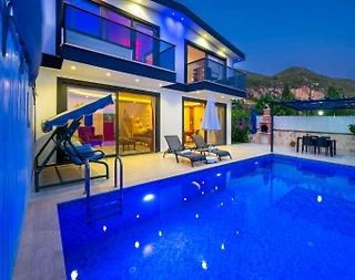 Kaş İslamlar'da Balayı Çiftlerine Uygun, Özel Havuzlu, Kiralık Villa - 1