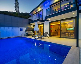 Kaş İslamlar'da Balayı Çiftlerine Uygun, Özel Havuzlu, Kiralık Villa - 2