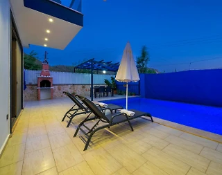 Kaş İslamlar'da Balayı Çiftlerine Uygun, Özel Havuzlu, Kiralık Villa - 3