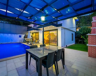 Kaş İslamlar'da Balayı Çiftlerine Uygun, Özel Havuzlu, Kiralık Villa - 5