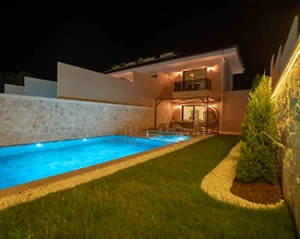 Kaş Kasaba'da Balayı Çiftlerine Uygun, Özel Havuzlu, Tatil Villası - 3