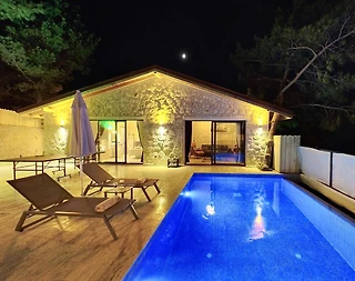 Kaş İslamlar'da Muhteşem Doğada, Özel Havuzlu, 2 Kişilik Villa - 1