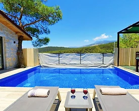 Kaş İslamlar'da Muhteşem Doğada, Özel Havuzlu, 2 Kişilik Villa - 2