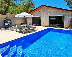 Kaş İslamlar'da Muhteşem Doğada, Özel Havuzlu, 2 Kişilik Villa - 3