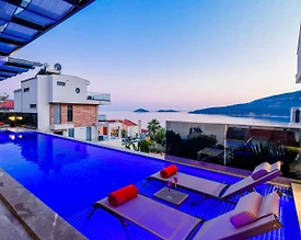 Kaş Kalkan'da Deniz Ve Doğa Manzaralı, Özel Havuzlu, Modern Villa - 3