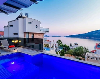 Kaş Kalkan'da Deniz Ve Doğa Manzaralı, Özel Havuzlu, Modern Villa - 2