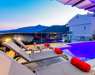 Kaş Kalkan'da Deniz Ve Doğa Manzaralı, Özel Havuzlu, Modern Villa - 5