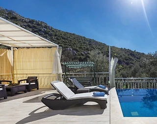 Kaş İslamlar'da Enfes Doğada, Özel Havuzlu, Kiralık Villa - 4