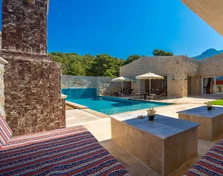 Kaş İslamlar'da Doğanın Tam Ortasında, Özel Havuzlu, Modern Villa - 5
