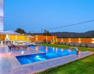 Kaş Sarıbelen'de Doğa Manzaralı, Özel Havuzlu, Bahçeli Kiralık Villa - 4