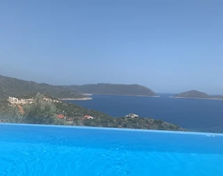 Antalya Kaş'ta Eşsiz Deniz Manzaralı, Özel Havuzlu, Kiralık Villa - 3