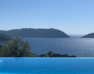 Antalya Kaş'ta Eşsiz Deniz Manzaralı, Özel Havuzlu, Kiralık Villa - 2