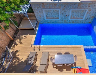 Antalya Kaş'ta Modern Tasarımlı, Özel Havuzlu, Jakuzili Kiralık Villa - 4