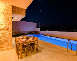 Kaş Gelemiş'te Otantik Tasarımlı, Özel Havuzlu, Jakuzili Villa - 5