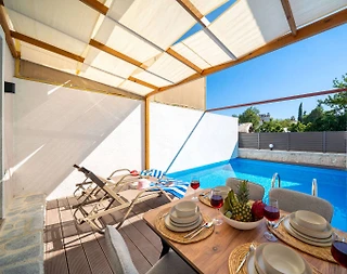 Kaş Kasaba'da Minimalist Tasarımlı, Özel Havuzlu, Balayı Villası - 3