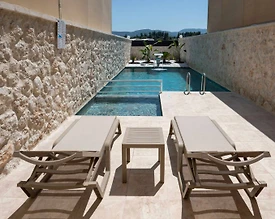 Kaş Kasaba'da Tesis İçerisinde, Özel Havuzlu, Balayı Villası - 3