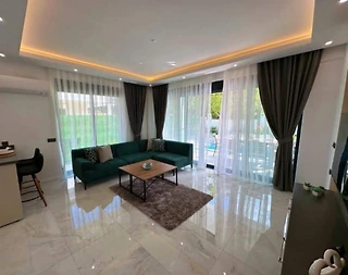 Kemer Arslanbucak'ta Elverişli Konumda, Isıtmalı Havuzlu, 3+1 Villa - 4