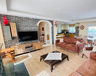 Antalya Serik'te Muhteşem Doğa İçerisinde, Özel Havuzlu, Kiralık Villa - 5