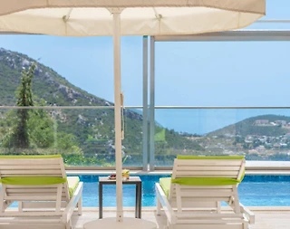 Kaş İslamlar'da Muhteşem Doğada, Özel Havuzlu, İkiz Villa - 4