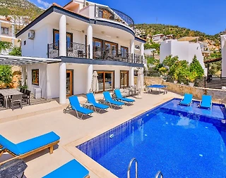 Kaş Kalkan'da Denize Yürüme Mesafesinde, Özel Havuzlu, Jakuzili Villa - 1