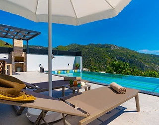 Kalkan İslamlar'da Ultra Lüks, Sonsuzluk Havuzlu, Sinema Odalı Villa - 5