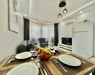 Fethiye'de Modern Tasarıma Sahip, 1+1, Yazlık, Kiralık Suit - 2