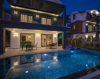 Fethiye Ölüdeniz’de Sakin Konumda, Özel Havuzlu, 6 Kişilik, Lüks Villa - 3