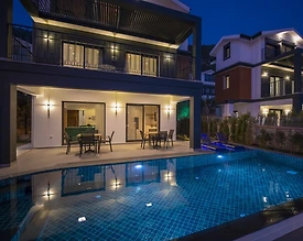 Fethiye Ölüdeniz’de Sakin Konumda, Özel Havuzlu, 6 Kişilik, Lüks Villa - 3