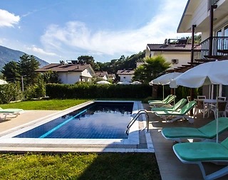 Fethiye Ölüdeniz'de Denize ve Plaja Yakın, Özel Havuzlu, Bahçeli Villa - 4