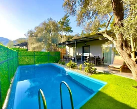 Fethiye İnlice'de Minimal Tasarıma Sahip, Özel Havuzlu, Balayı Villası - 3