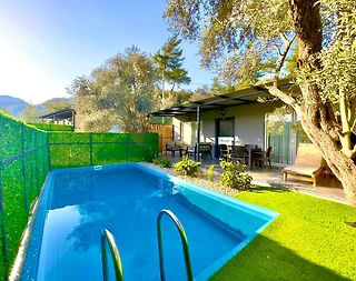 Fethiye İnlice'de Minimal Tasarıma Sahip, Özel Havuzlu, Balayı Villası - 3