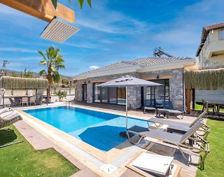 Fethiye'de Merkeze Yakın Konumda, Özel Havuzlu, 4 Kişilik Villa - 1