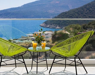 Kalkan'da Muhteşem Deniz Manzaralı, Sonsuzluk Havuzlu, Lüks Villa - 4