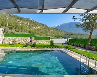 Fethiye Ölüdeniz'de Şık Tasarımlı, Özel Havuzlu, Lüks Villa - 5
