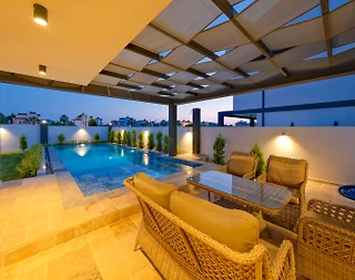 Fethiye Çiftlik'te Doğayla İç İçe, Açık ve Kapalı Havuzlu, Kiralık Villa - 5