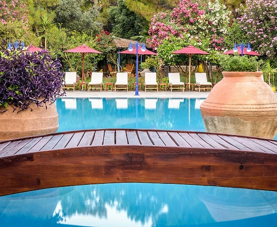 Datça'da Mükemmel Tesis İçerisinde, Ortak Havuzlu, Göz Alıcı Tatil Evi - 1