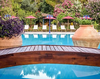 Datça'da Mükemmel Tesis İçerisinde, Ortak Havuzlu, Göz Alıcı Tatil Evi - 1