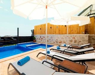 Kaş İslamlar'da Muhteşem Doğada, Yetişkin ve Çocuk Havuzlu, Lüks Villa - 2