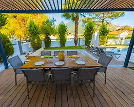 Fethiye Ölüdeniz'de Doğa İçinde, Özel Havuzlu, Geniş Villa - 3