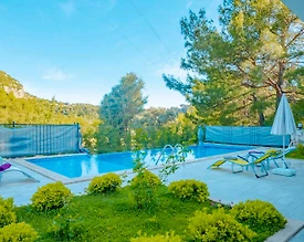 Kaş İslamlar'da Gözden Uzak Konumda, Özel Havuzlu, 5 Kişilik Villa - 2