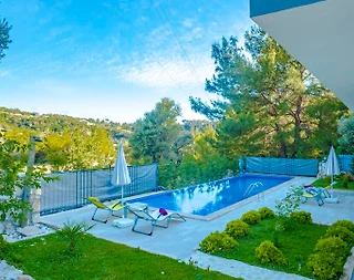 Kaş İslamlar'da Gözden Uzak Konumda, Özel Havuzlu, 5 Kişilik Villa - 3