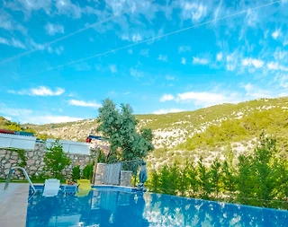 Kaş İslamlar'da Gözden Uzak Konumda, Özel Havuzlu, 5 Kişilik Villa - 4