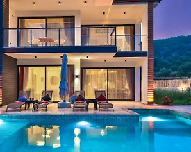 Kaş Ağullu'da Muhteşem Doğa Manzaralı, Özel Havuzlu, Jakuzili Villa - 3