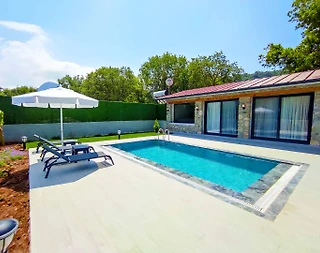 Fethiye Kayaköy'de Balayı Çiftlerine Uygun, Özel Havuzlu, Kiralık Villa - 3