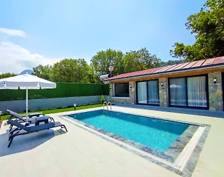 Fethiye Kayaköy'de Balayı Çiftlerine Uygun, Özel Havuzlu, Kiralık Villa - 4