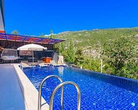 Kaş İslamlar'da Yeşillikler İçerisinde, Özel Havuzlu, Konforlu Villa - 3